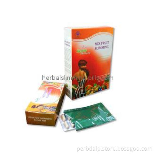 Mix Fruit Herbal Weight Loss Capsule Botanical Diet Pills w